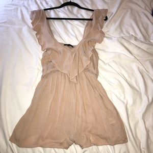 Kendall and Kylie pale pink romper